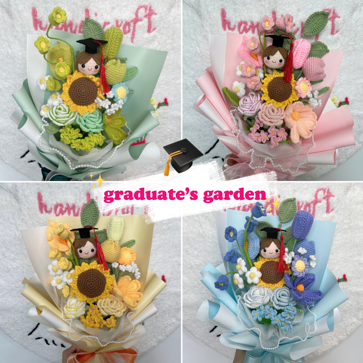 [grad special] graduate's garden ₊˚ʚ 💐 ₊˚✧ ﾟ.