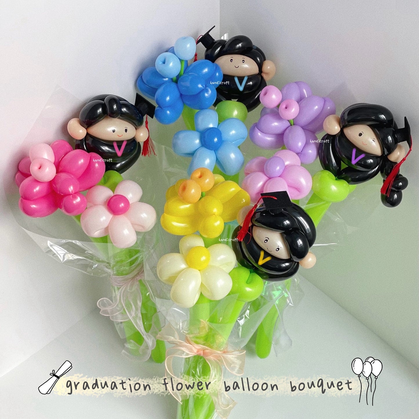 graduation milestone memories flower balloon bouquet ✨🎓💐✧˖°