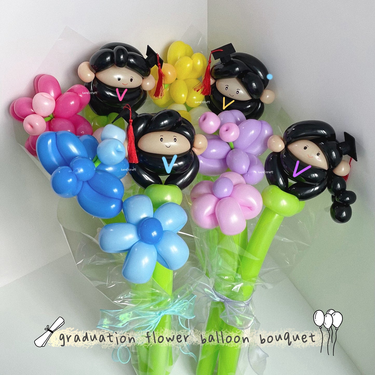 graduation milestone memories flower balloon bouquet ✨🎓💐✧˖°