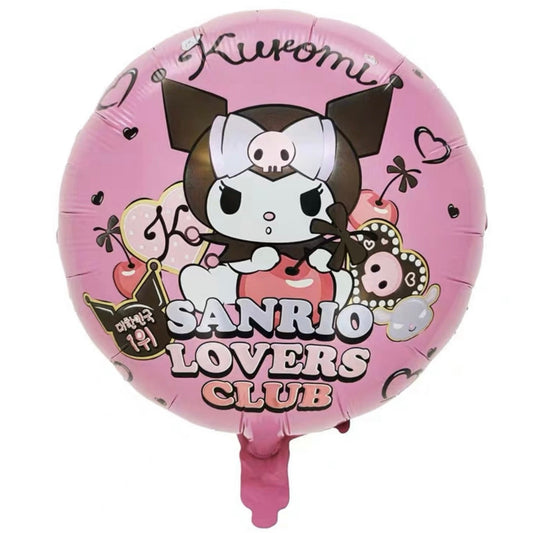 18inch sanrio kuromi balloon [HELIUM] 🖤🐇🎀