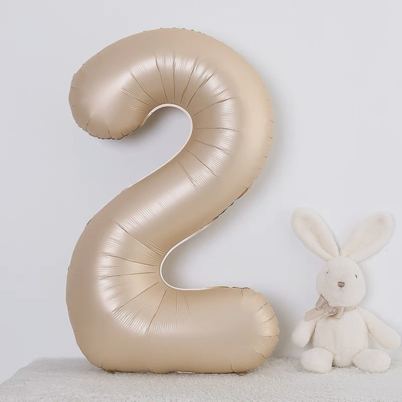 40inch number foil balloons - caramel [HELIUM] 🧸🍪🍯