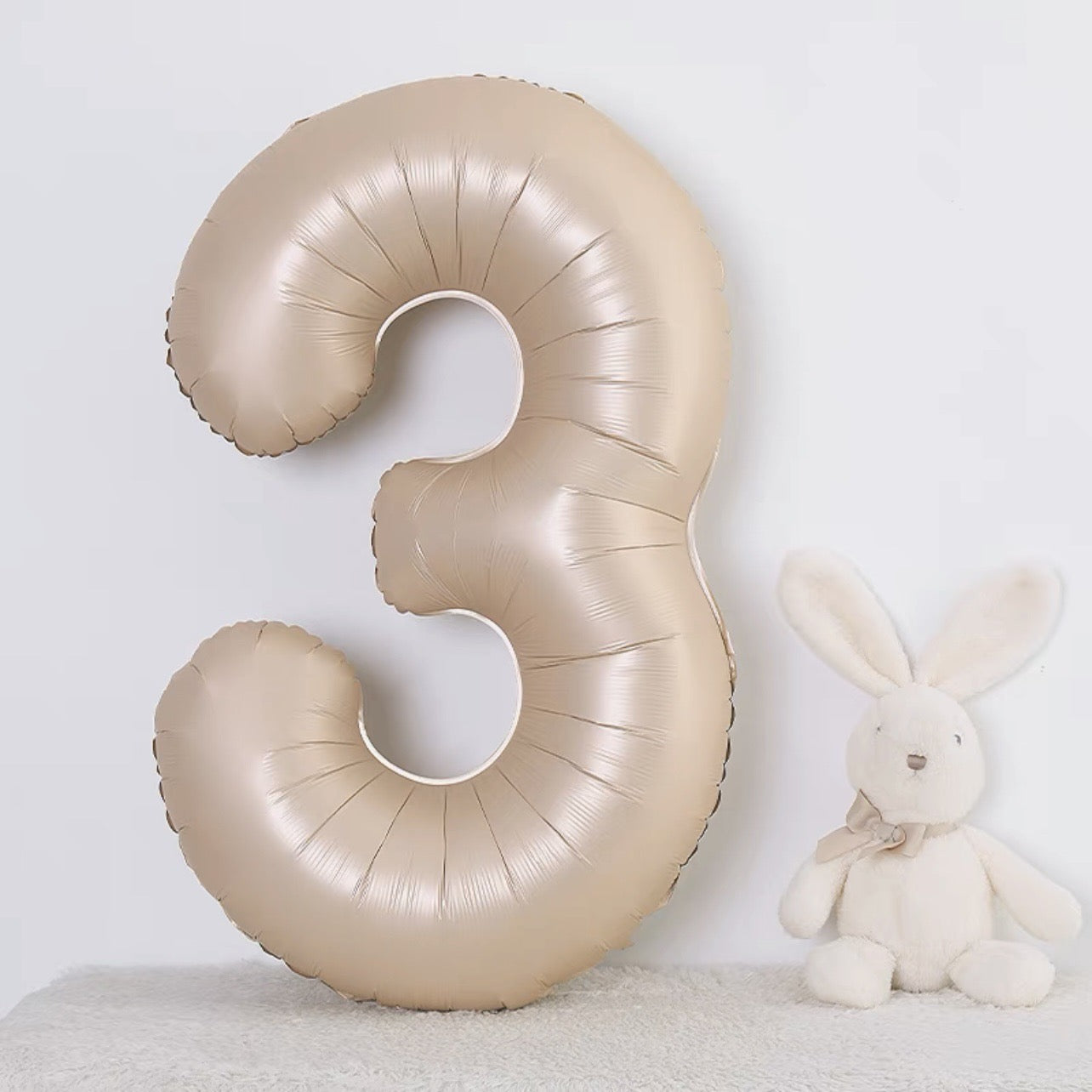 40inch number foil balloons - caramel [HELIUM] 🧸🍪🍯