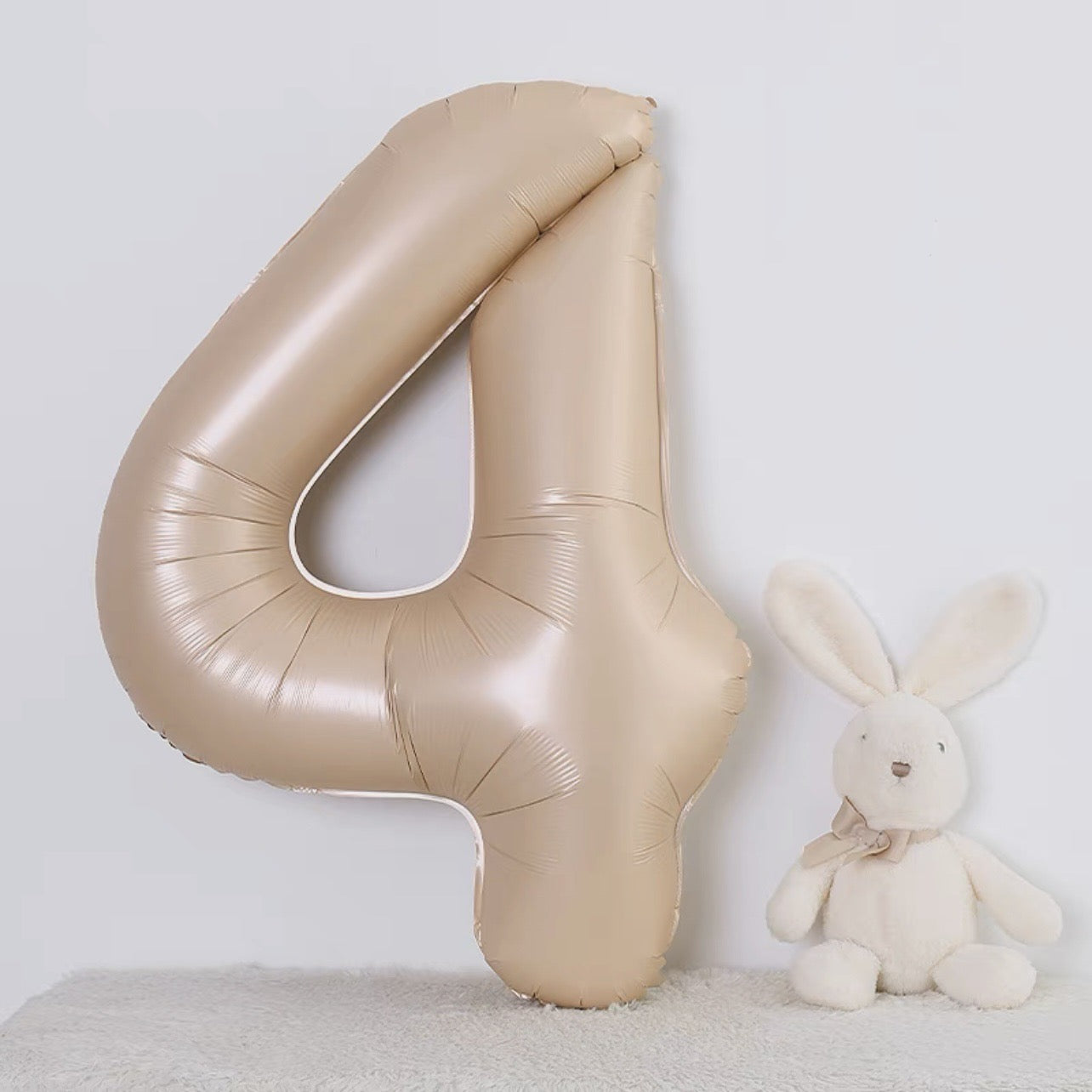 40inch number foil balloons - caramel [HELIUM] 🧸🍪🍯