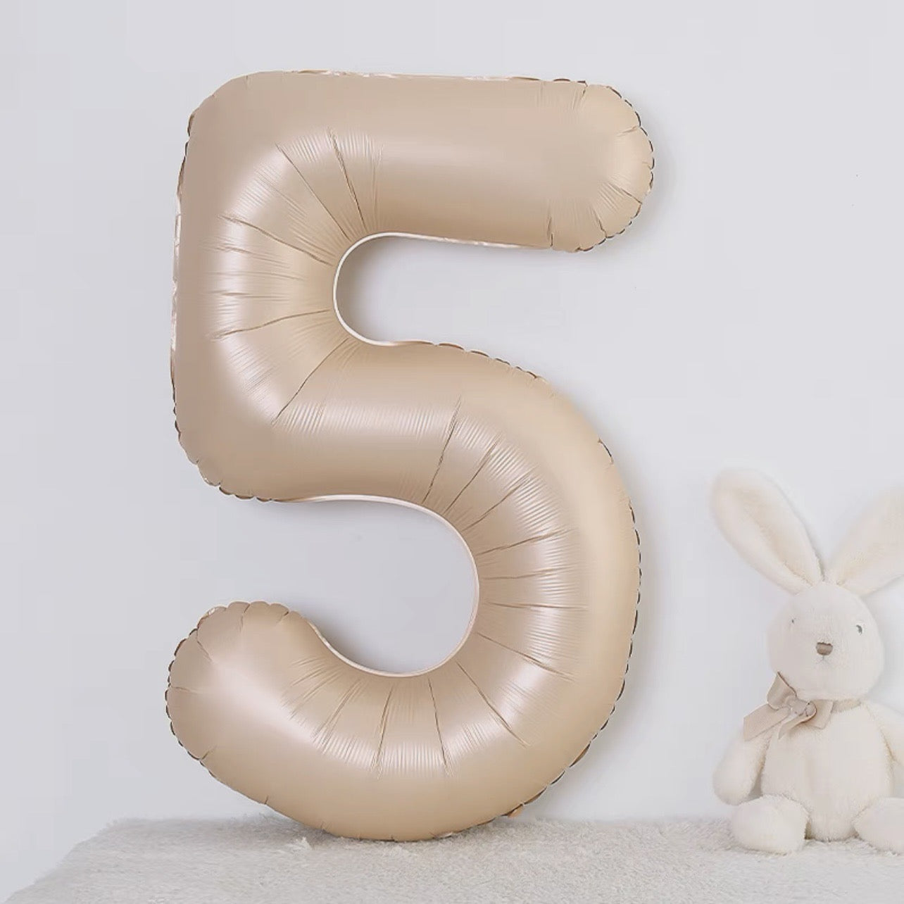 40inch number foil balloons - caramel [HELIUM] 🧸🍪🍯