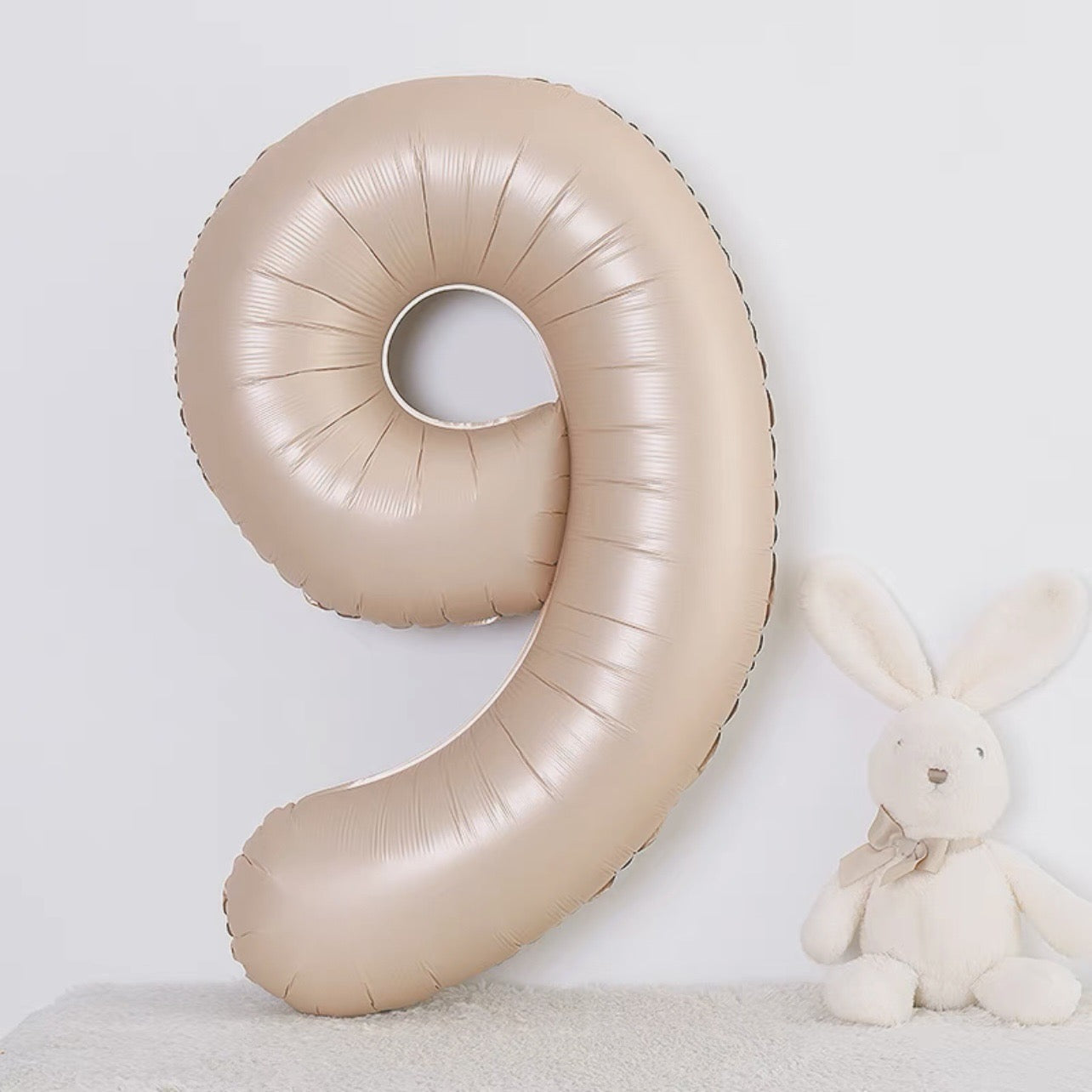 40inch number foil balloons - caramel [HELIUM] 🧸🍪🍯