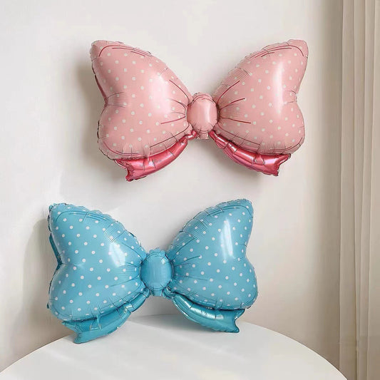 minnie ribbon bow polka dots foil balloon 🎀