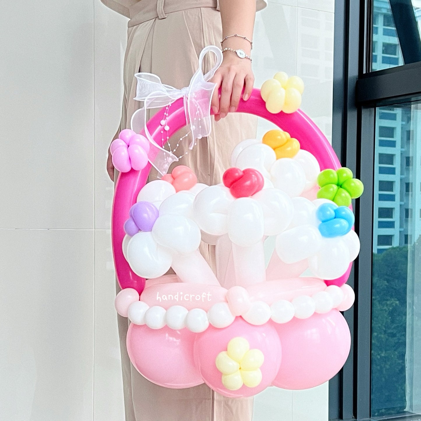 petal paradise - flower balloon bloom basket ‧₊˚ 🌈⋅♡⋆