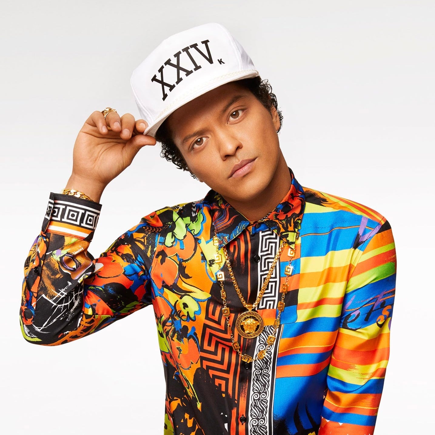 24K | bruno mars - temporary tattoo sticker