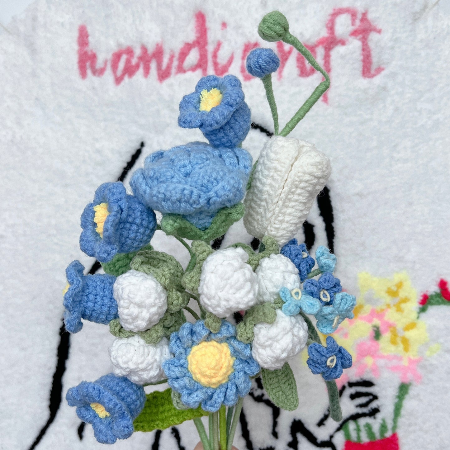 sweetie - crochet flower bouquet in 6 colours 🌷