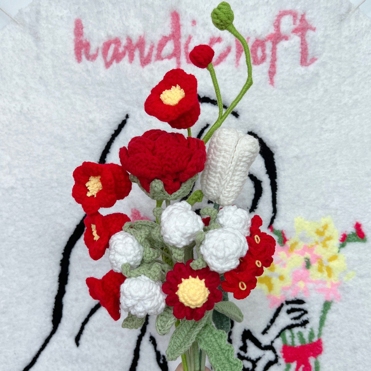 sweetie - crochet flower bouquet in 6 colours 🌷