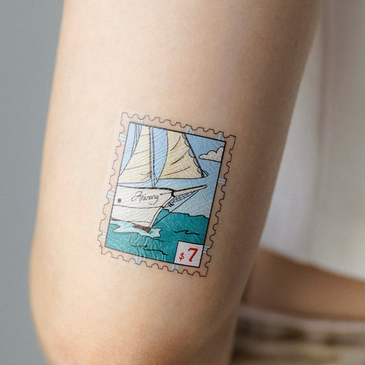 Swim: Stamp Edition BTS inspired temporary tattoo sticker