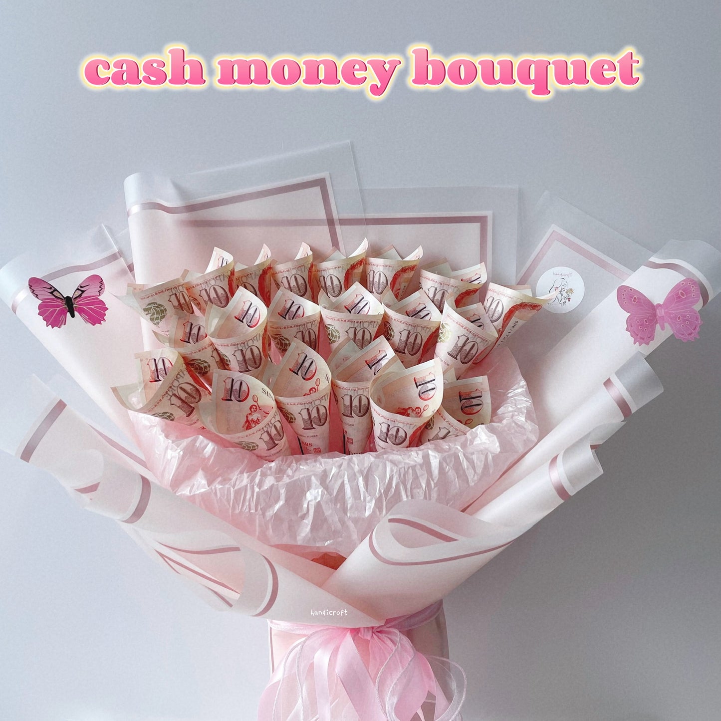 cash money flower bouquet