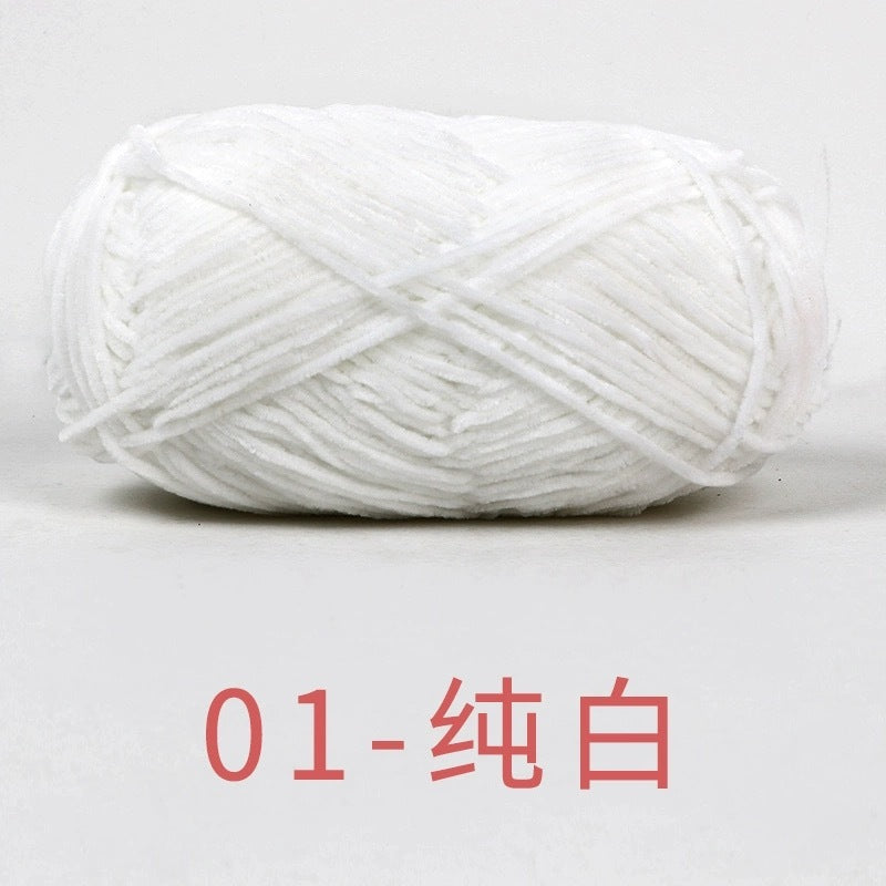 chenille velvet baby soft edelweiss #2 yarn 42 colours 雪妃尔细雪绒花2号毛线