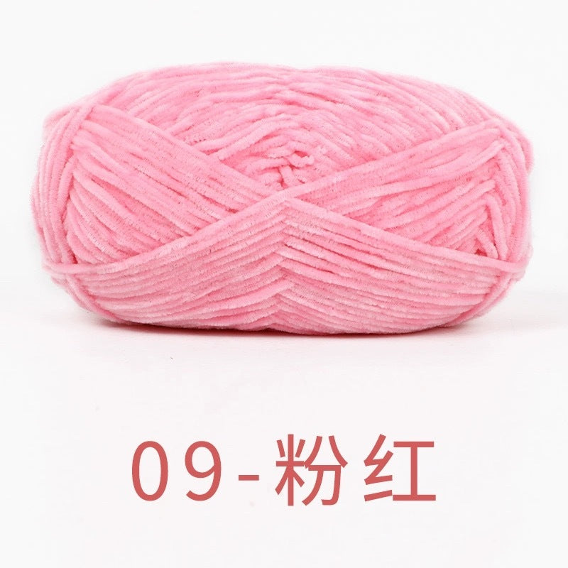 chenille velvet baby soft edelweiss #2 yarn 42 colours 雪妃尔细雪绒花2号毛线