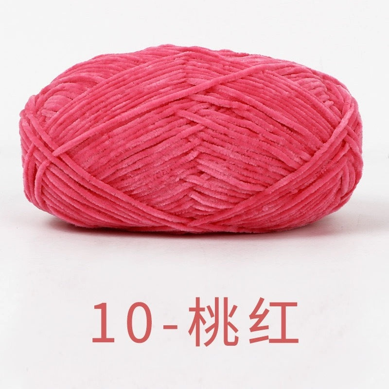 chenille velvet baby soft edelweiss #2 yarn 42 colours 雪妃尔细雪绒花2号毛线