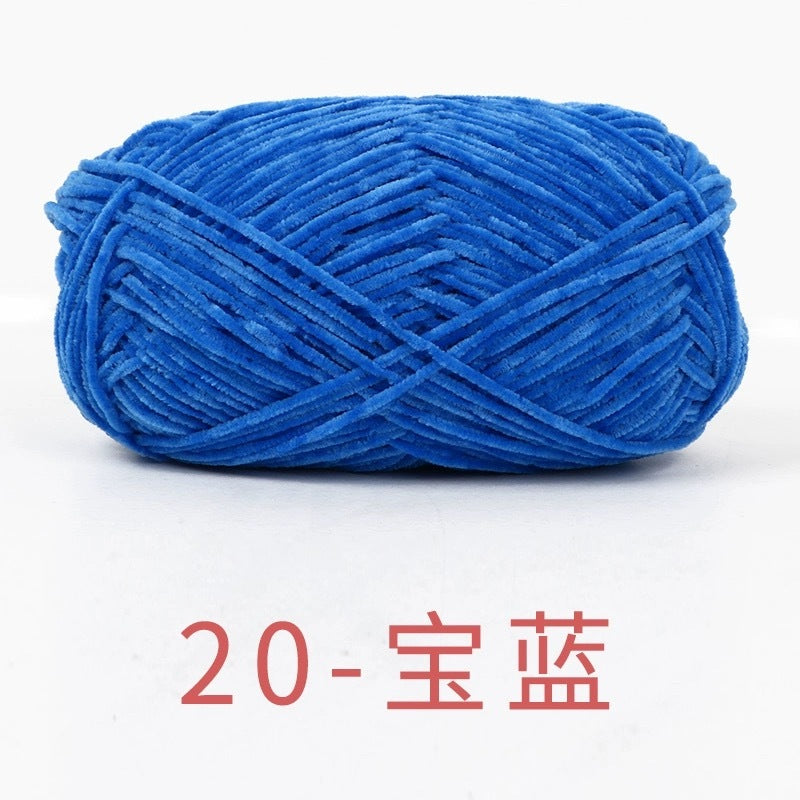 chenille velvet baby soft edelweiss #2 yarn 42 colours 雪妃尔细雪绒花2号毛线