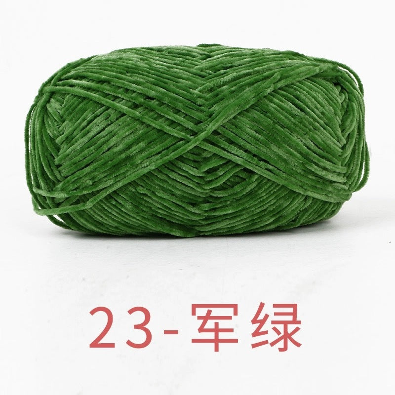 chenille velvet baby soft edelweiss #2 yarn 42 colours 雪妃尔细雪绒花2号毛线