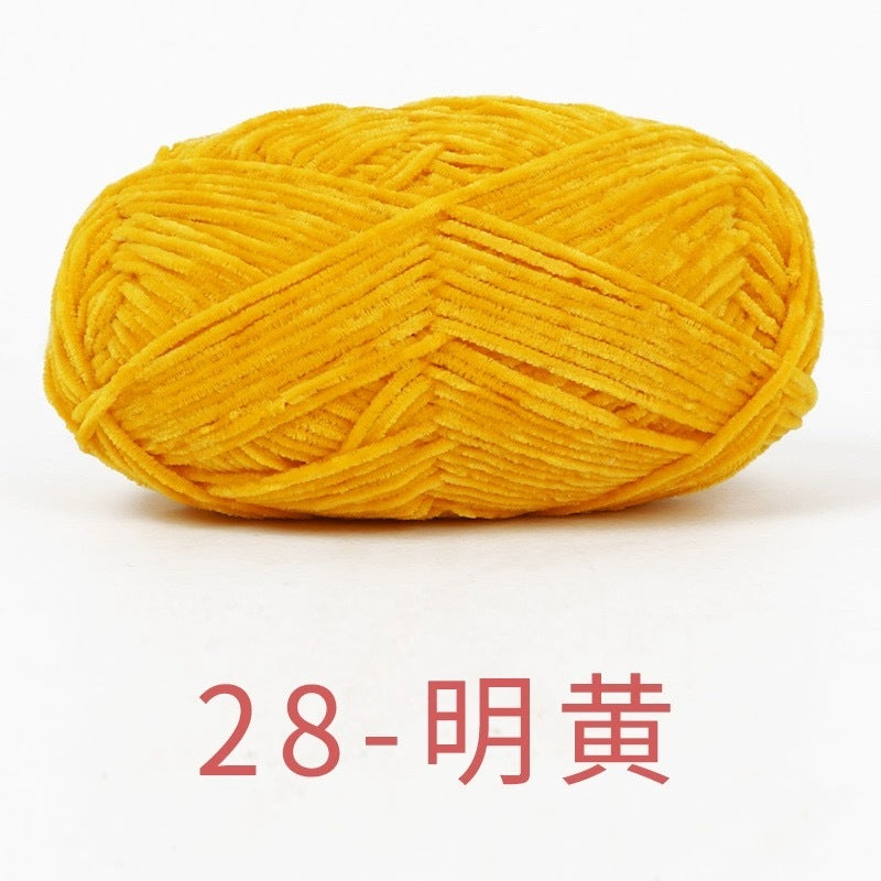 chenille velvet baby soft edelweiss #2 yarn 42 colours 雪妃尔细雪绒花2号毛线