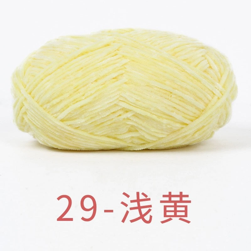 chenille velvet baby soft edelweiss #2 yarn 42 colours 雪妃尔细雪绒花2号毛线