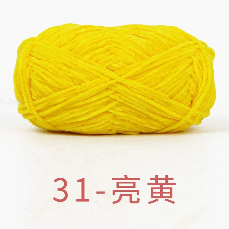 chenille velvet baby soft edelweiss #2 yarn 42 colours 雪妃尔细雪绒花2号毛线