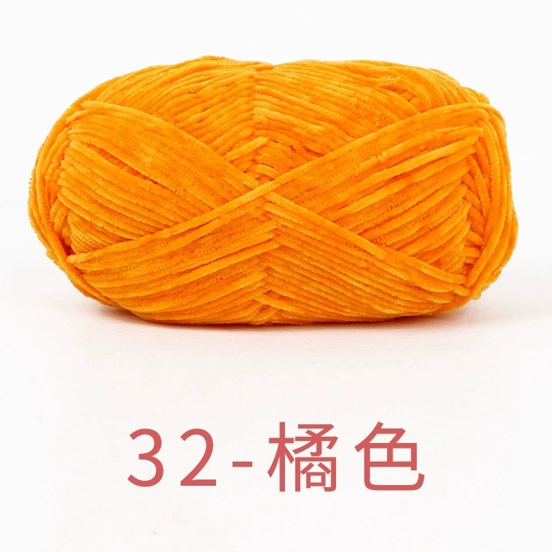 chenille velvet baby soft edelweiss #2 yarn 42 colours 雪妃尔细雪绒花2号毛线