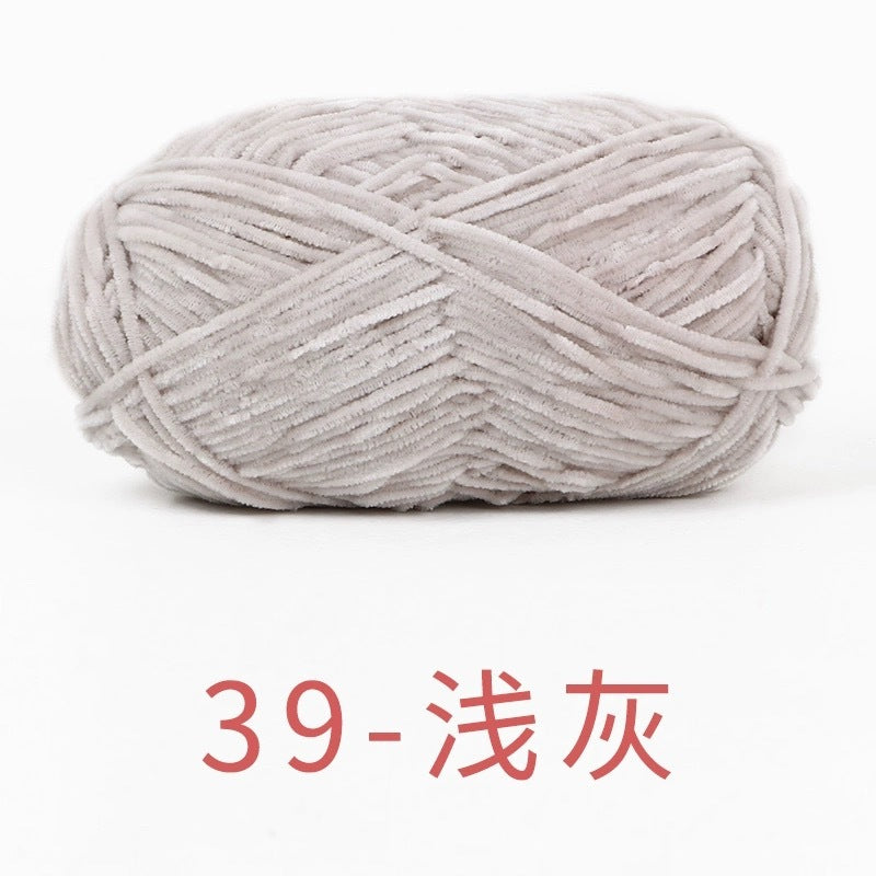 chenille velvet baby soft edelweiss #2 yarn 42 colours 雪妃尔细雪绒花2号毛线