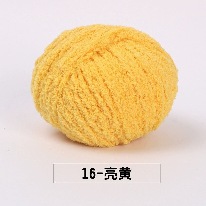 fluffy soft velvet furry yarn 53 colours 雪妃尔萌小爱短绒绒线
