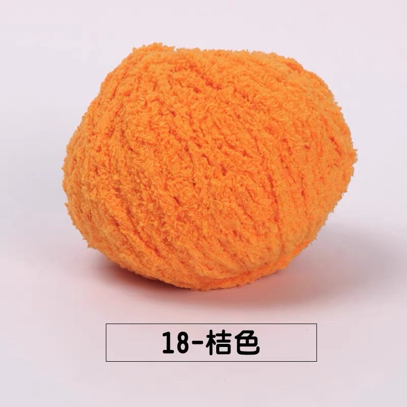 fluffy soft velvet furry yarn 53 colours 雪妃尔萌小爱短绒绒线
