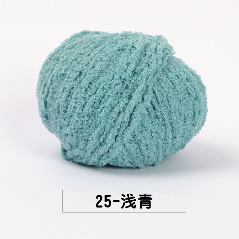 fluffy soft velvet furry yarn 53 colours 雪妃尔萌小爱短绒绒线