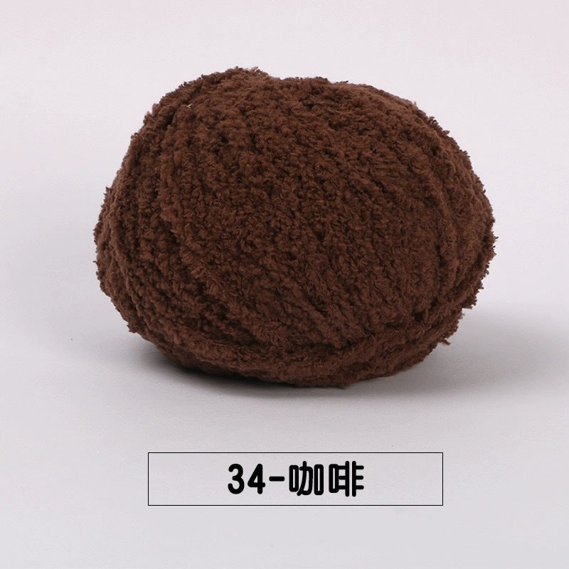 fluffy soft velvet furry yarn 53 colours 雪妃尔萌小爱短绒绒线