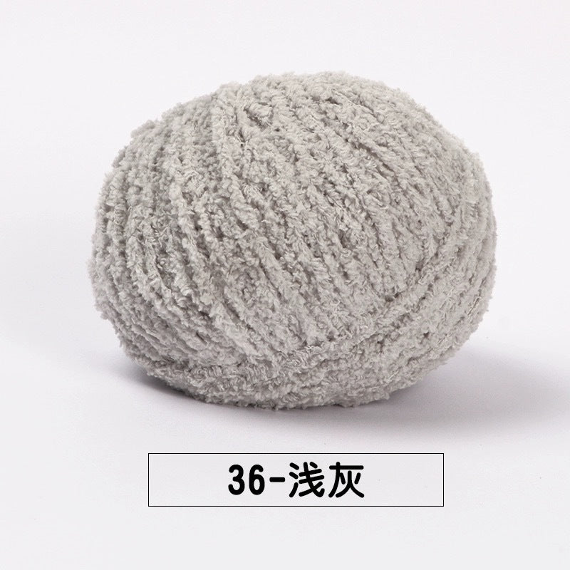 fluffy soft velvet furry yarn 53 colours 雪妃尔萌小爱短绒绒线