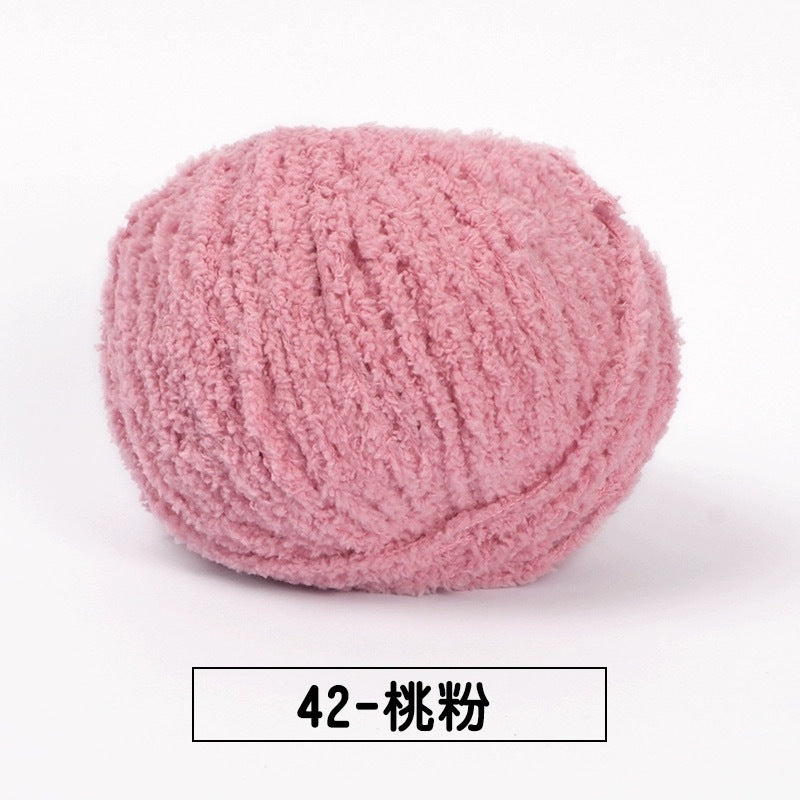 fluffy soft velvet furry yarn 53 colours 雪妃尔萌小爱短绒绒线
