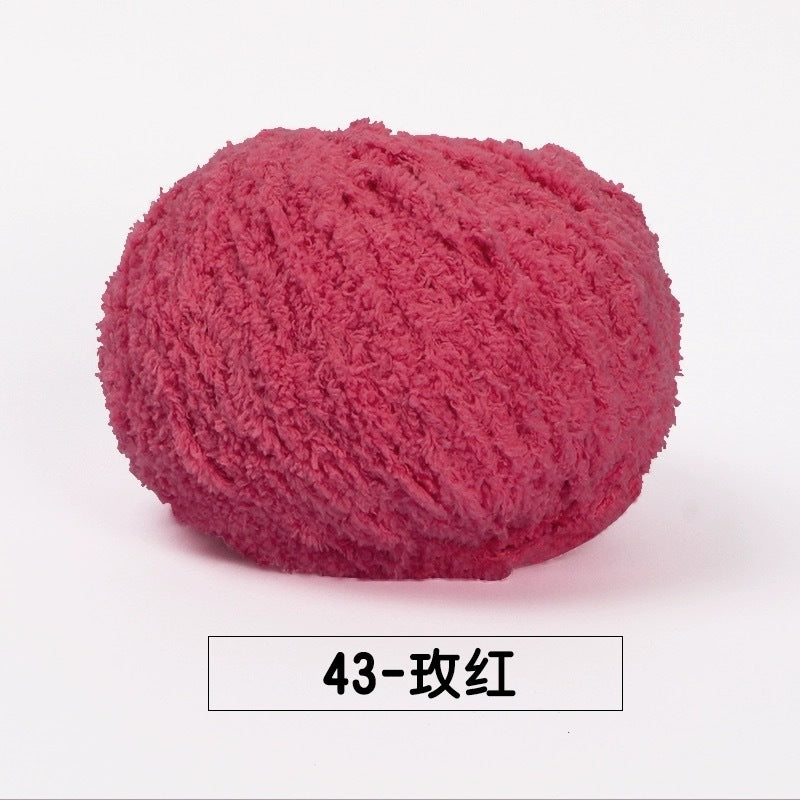 fluffy soft velvet furry yarn 53 colours 雪妃尔萌小爱短绒绒线