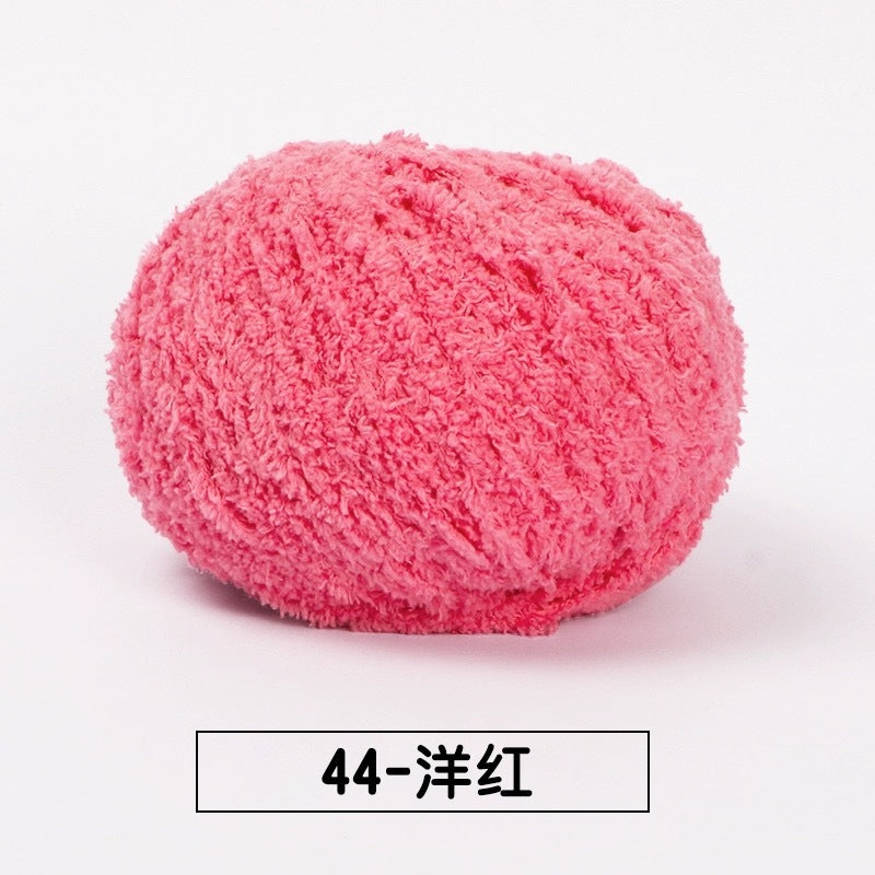 fluffy soft velvet furry yarn 53 colours 雪妃尔萌小爱短绒绒线