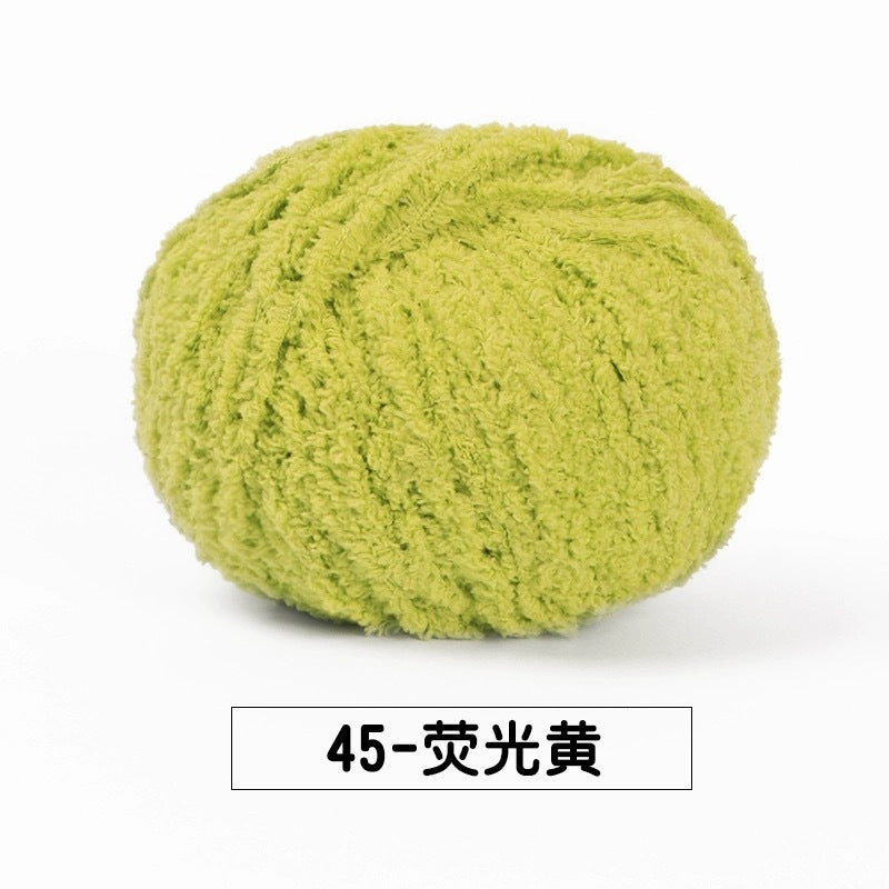 fluffy soft velvet furry yarn 53 colours 雪妃尔萌小爱短绒绒线