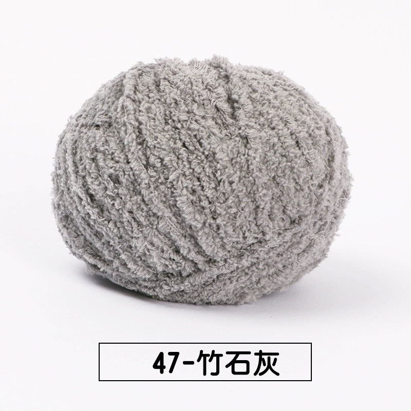 fluffy soft velvet furry yarn 53 colours 雪妃尔萌小爱短绒绒线