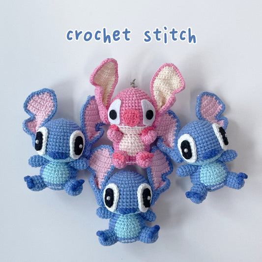 handicroft handmade crochet character amigurumi keychain tropical sweethearts