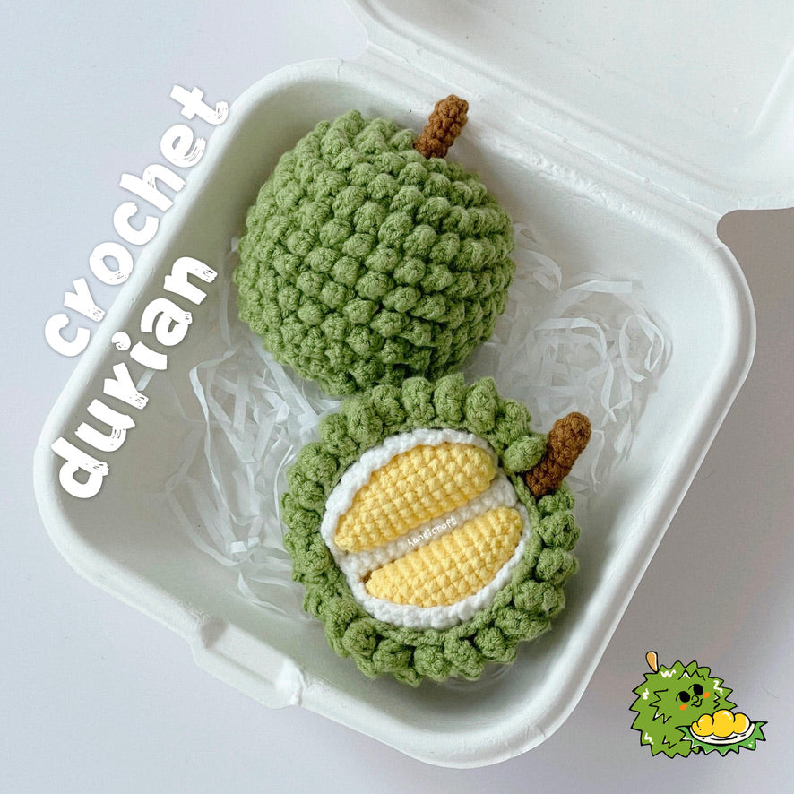 handicroft handmade crochet durian amigurumi