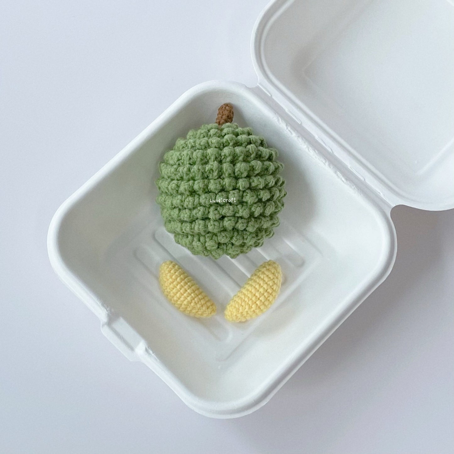 handicroft handmade crochet durian amigurumi