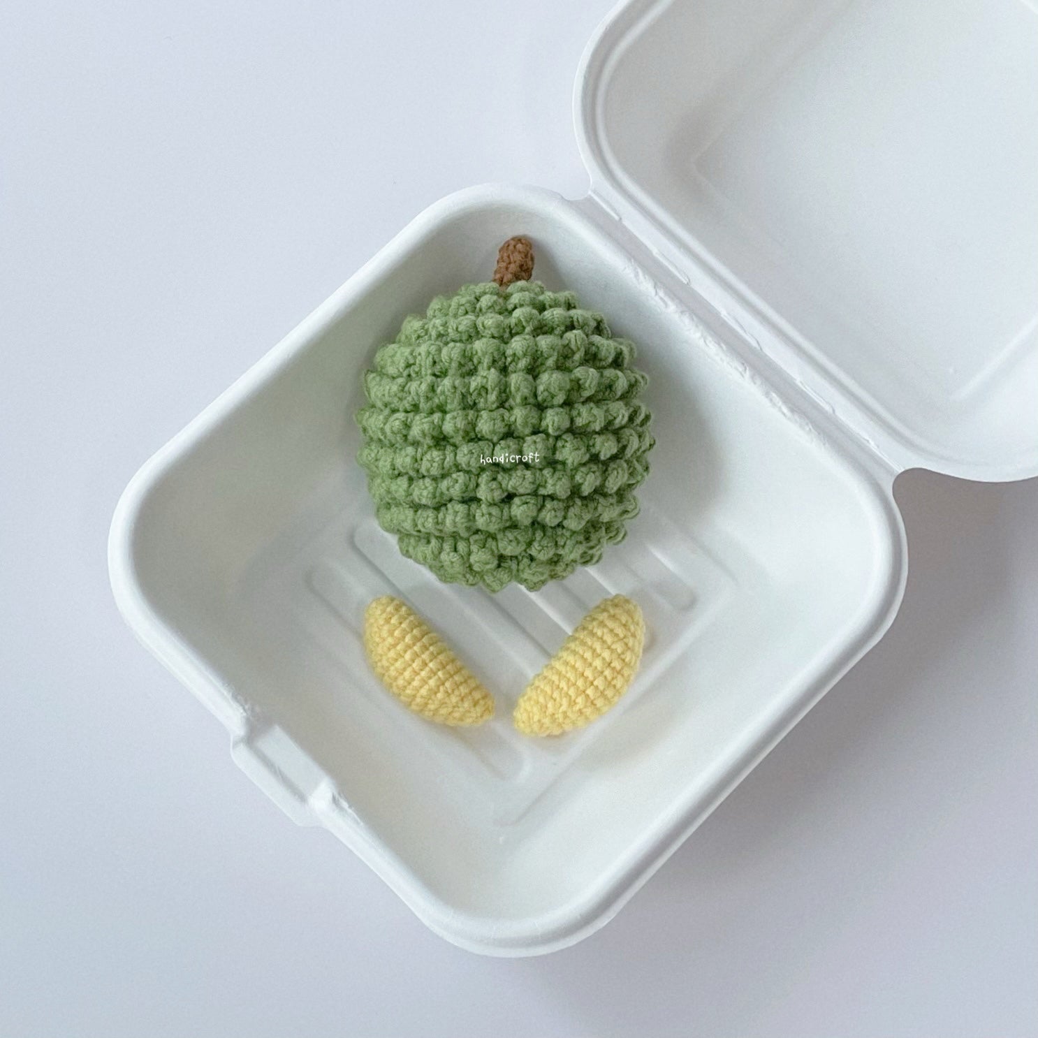 handicroft handmade crochet durian amigurumi