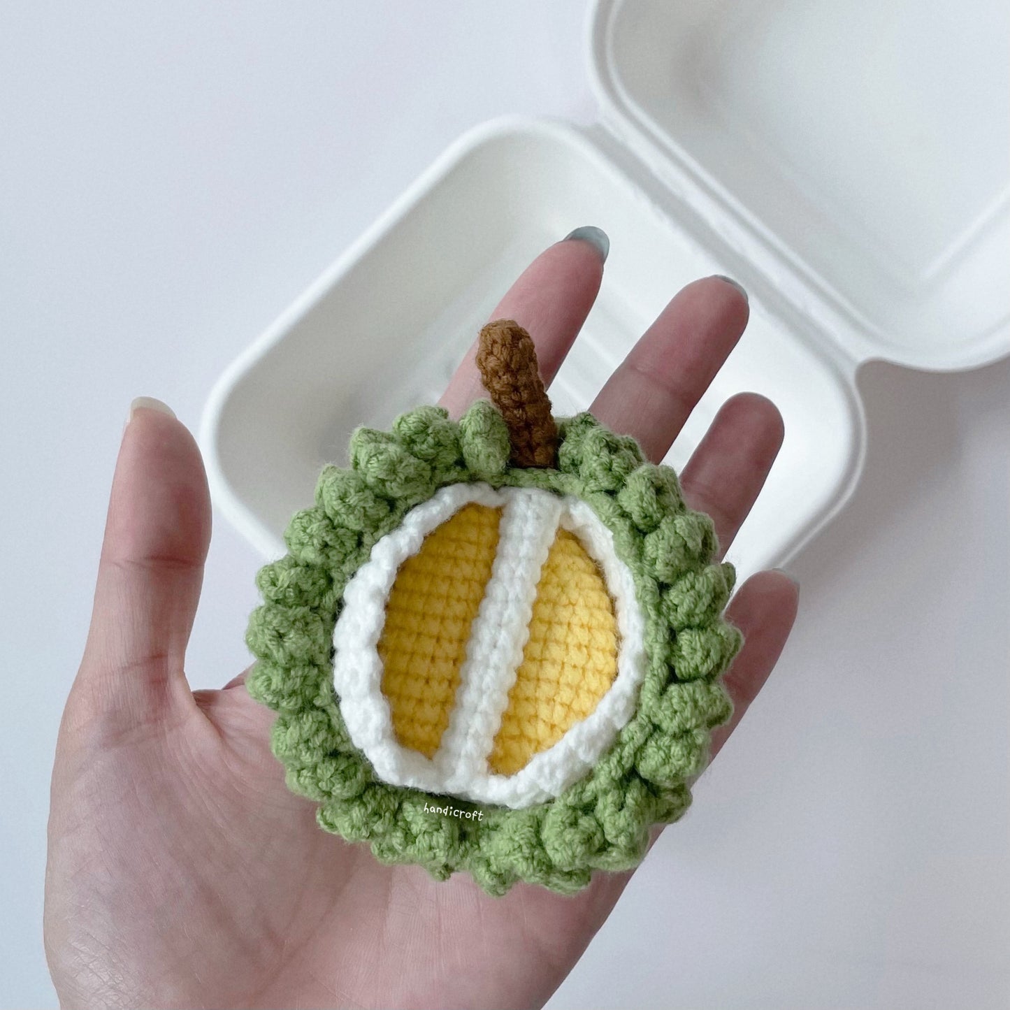 handicroft handmade crochet durian amigurumi