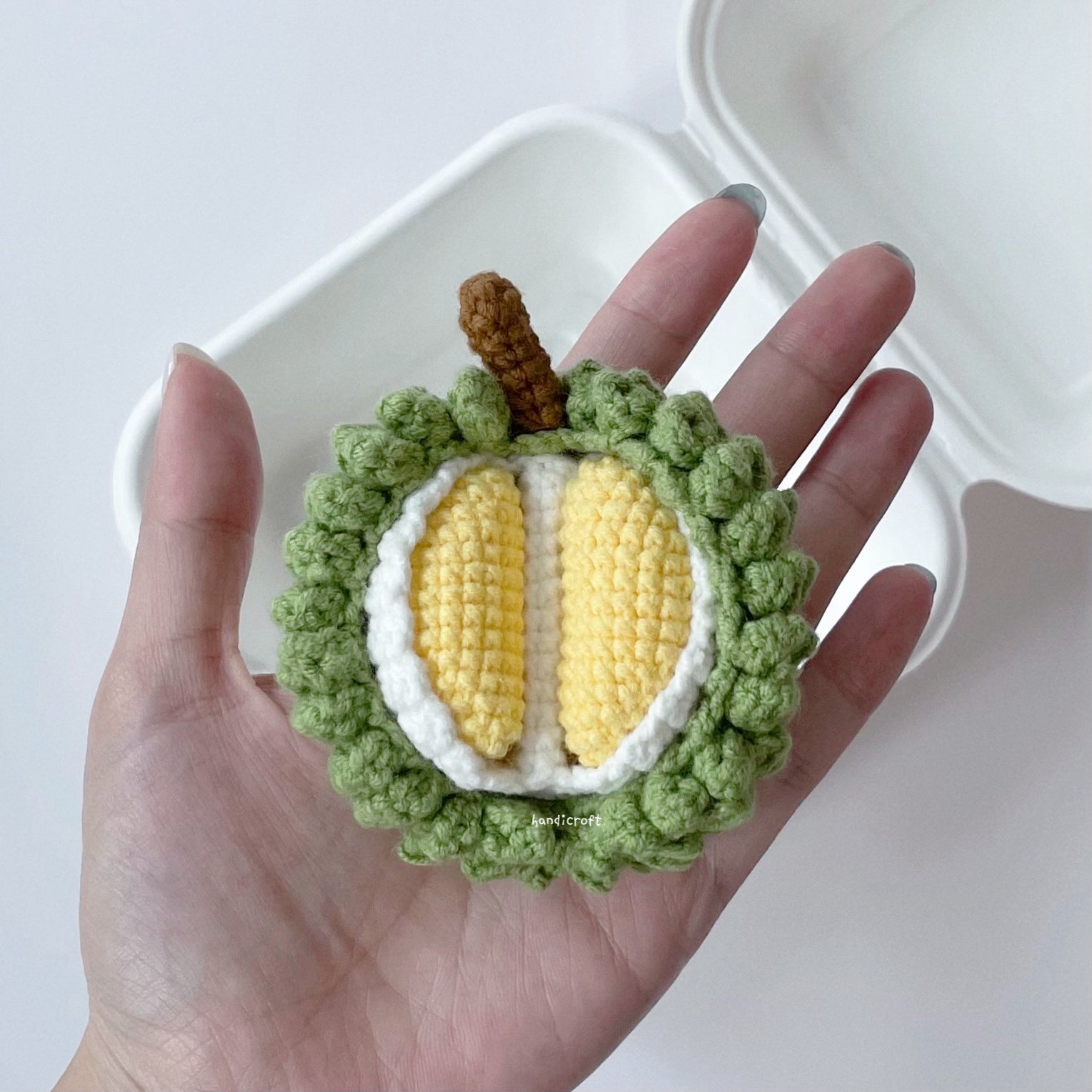 handicroft handmade crochet durian amigurumi