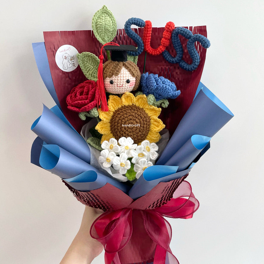 handicroft handmade crochet graduation special flower bouquet SUSS special blooms 2026