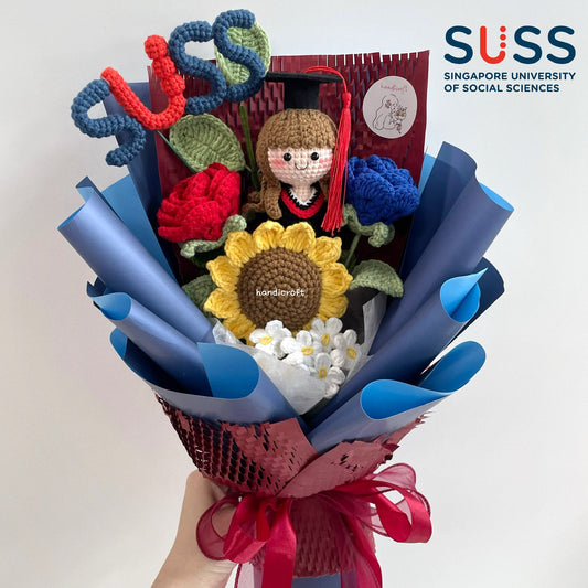 handicroft handmade crochet graduation special flower bouquet SUSS special blooms 2026