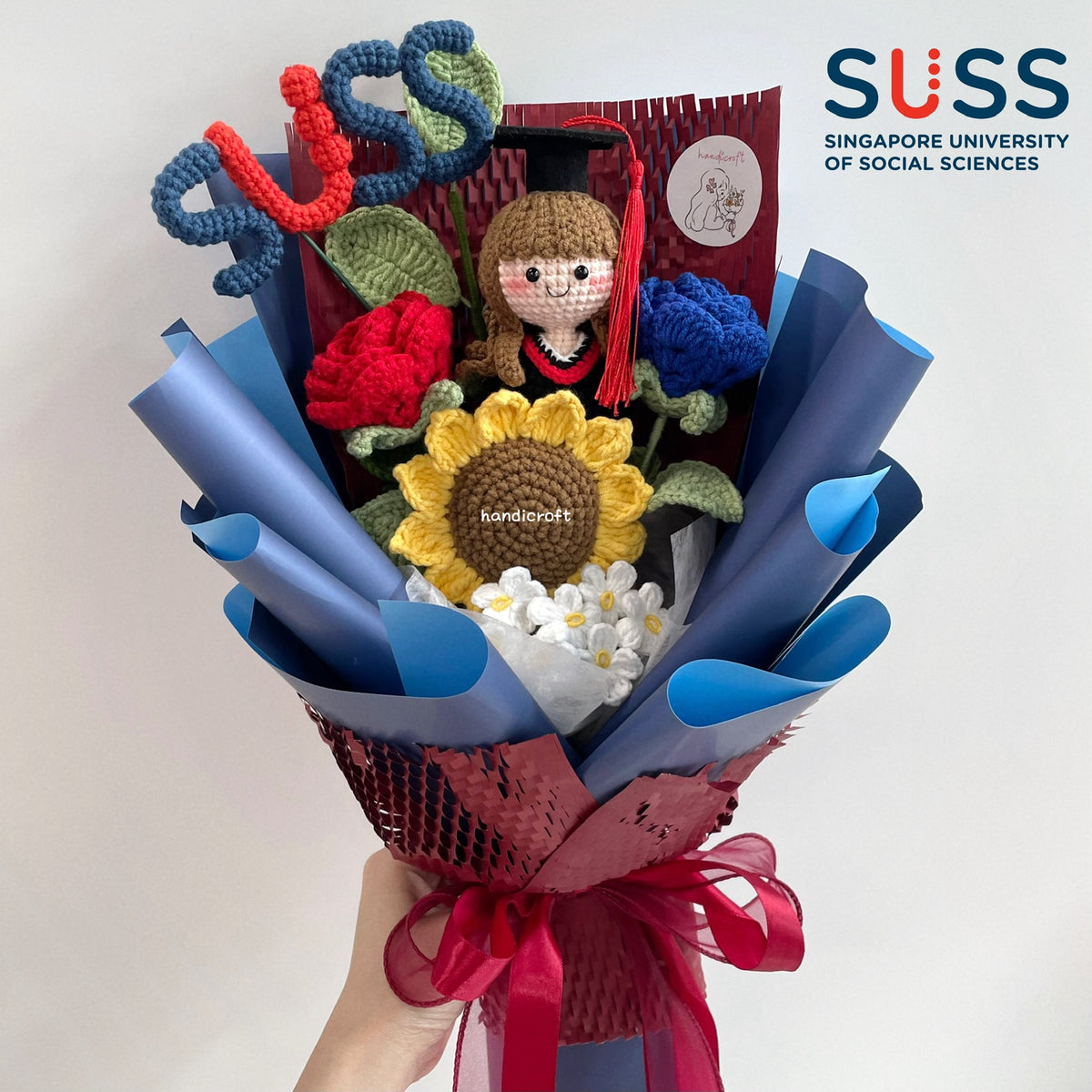 handicroft handmade crochet graduation special flower bouquet SUSS special blooms 2026