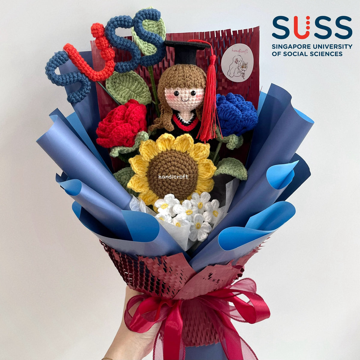 handicroft handmade crochet graduation special flower bouquet SUSS special blooms 2026