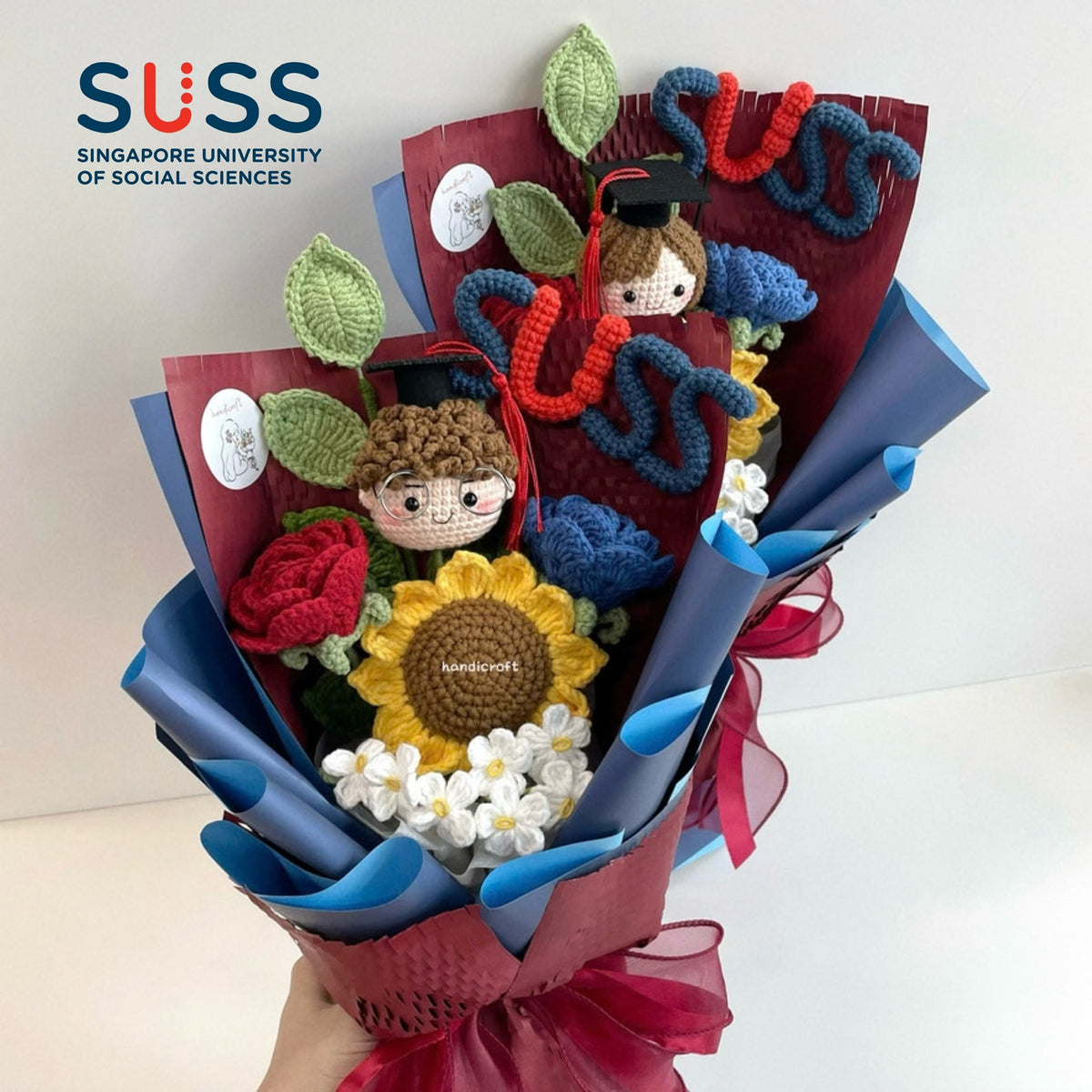 handicroft handmade crochet graduation special flower bouquet SUSS special blooms 2026