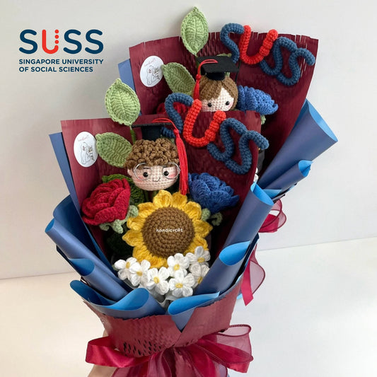 handicroft handmade crochet graduation special flower bouquet SUSS special blooms 2026