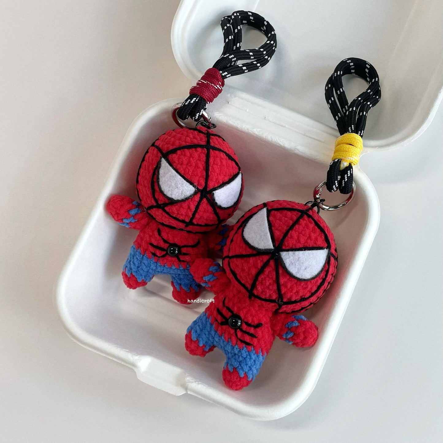 handicroft handmade crochet spider superhero character amigurumi friendly web hero