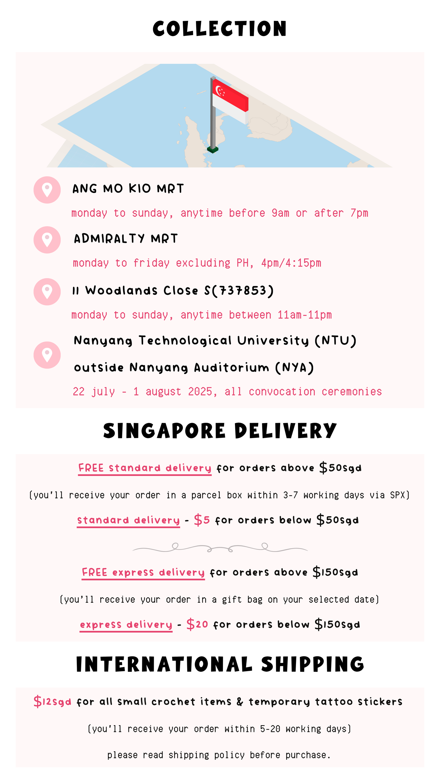 handicroft pickup delivery